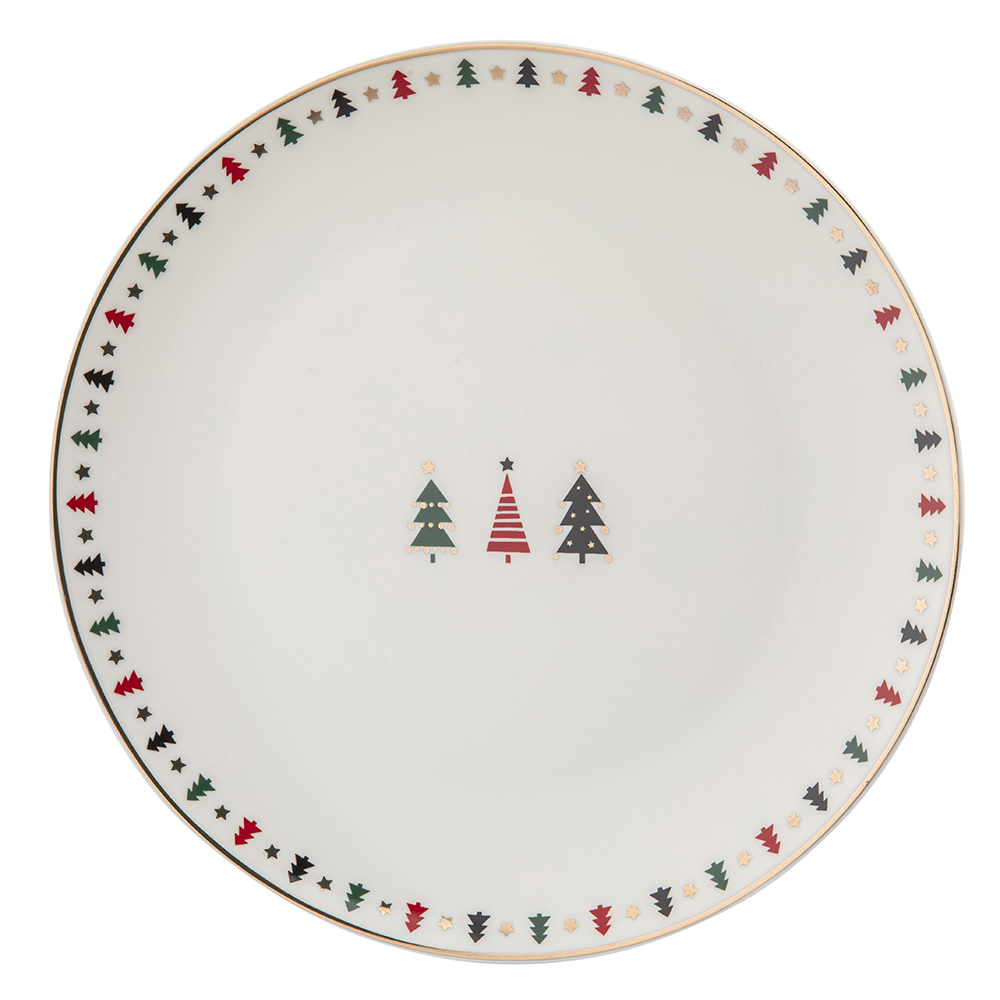 Modern Tree dessert plate NBC 20 cm