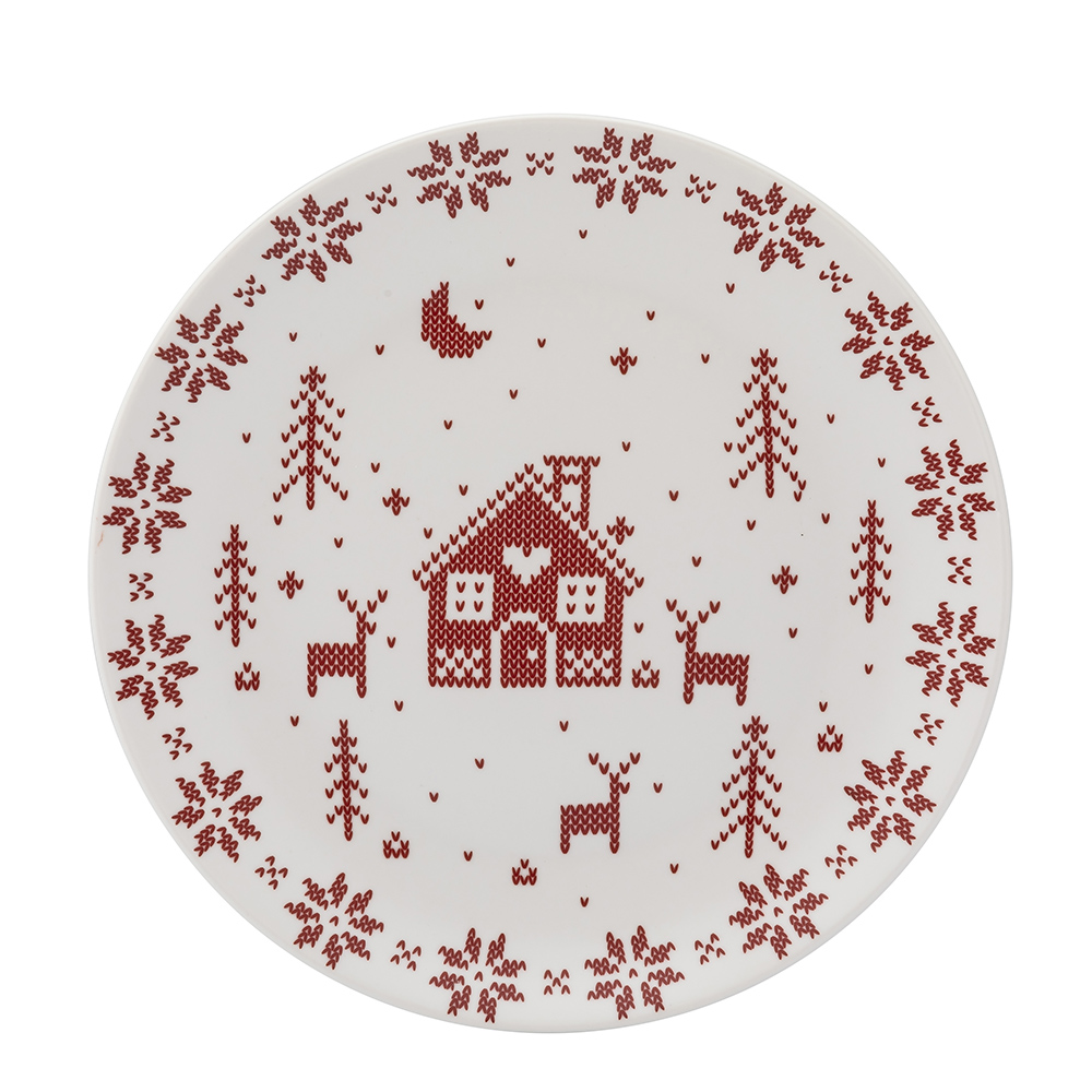 Grenlandia dessert plate NBC 20 cm red