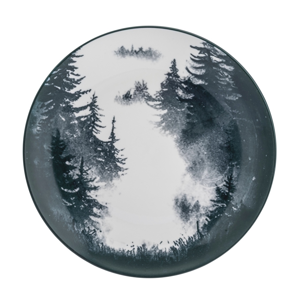 SECRET FOREST TALERZ PORCELANOWY PŁYTKI 26 CM