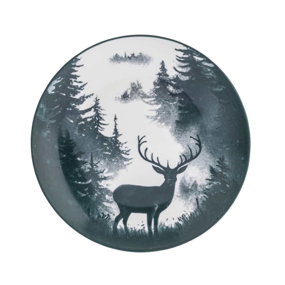 SECRET FOREST TALERZ PORCELANOWY DESEROWY 20 CM