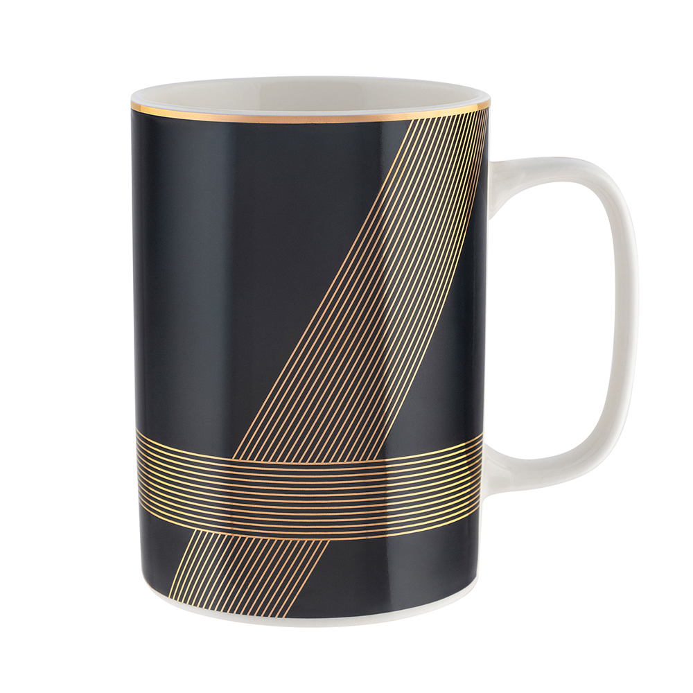 Modern Art straight mug NBC 350 ml black