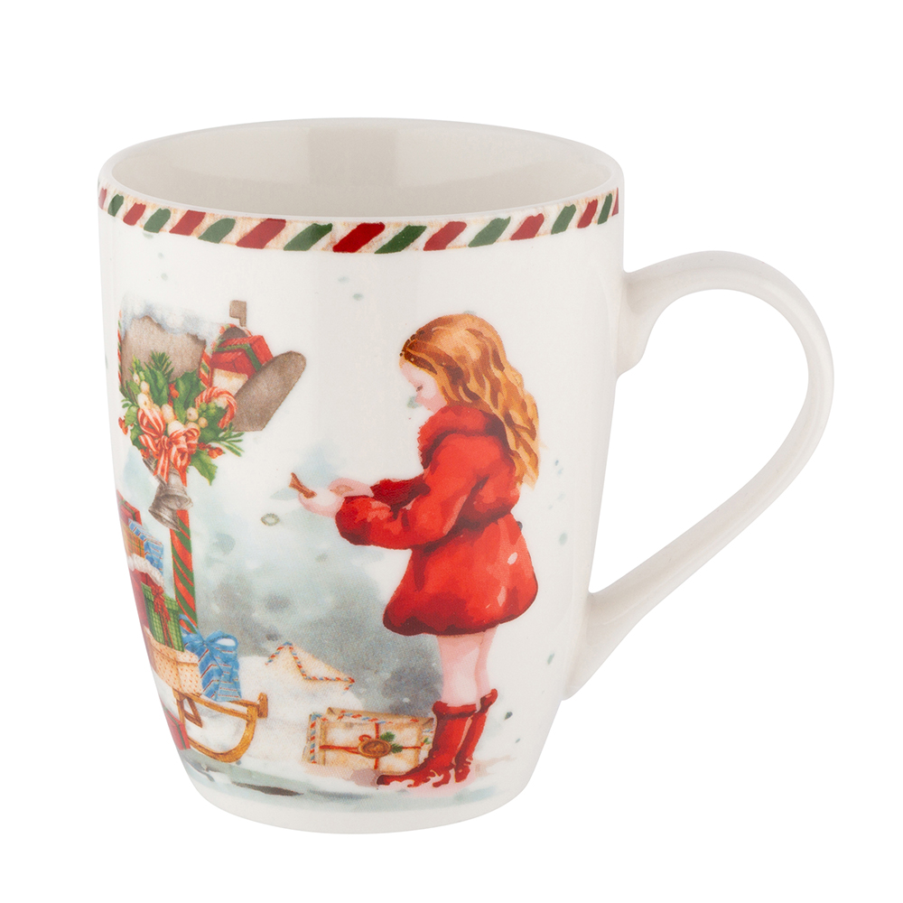 Letter to Santa barrel mug NBC 350 ml dec. A