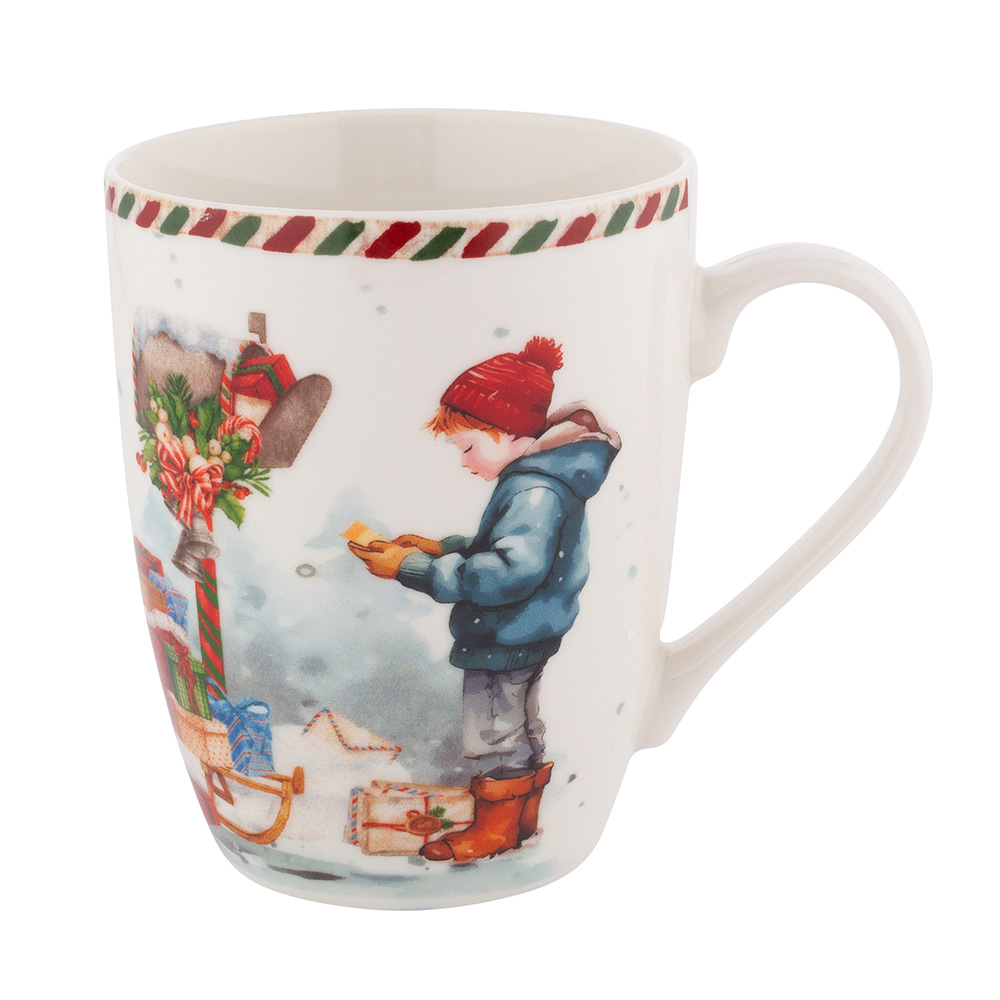 Letter to Santa barrel mug NBC 350 ml dec. B