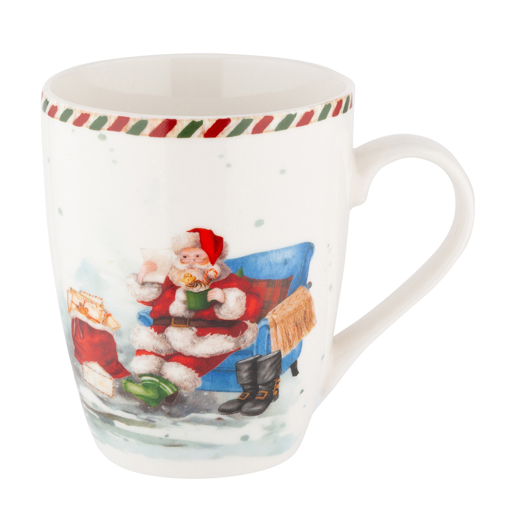 Letter to Santa barrel mug NBC 350 ml dec. C