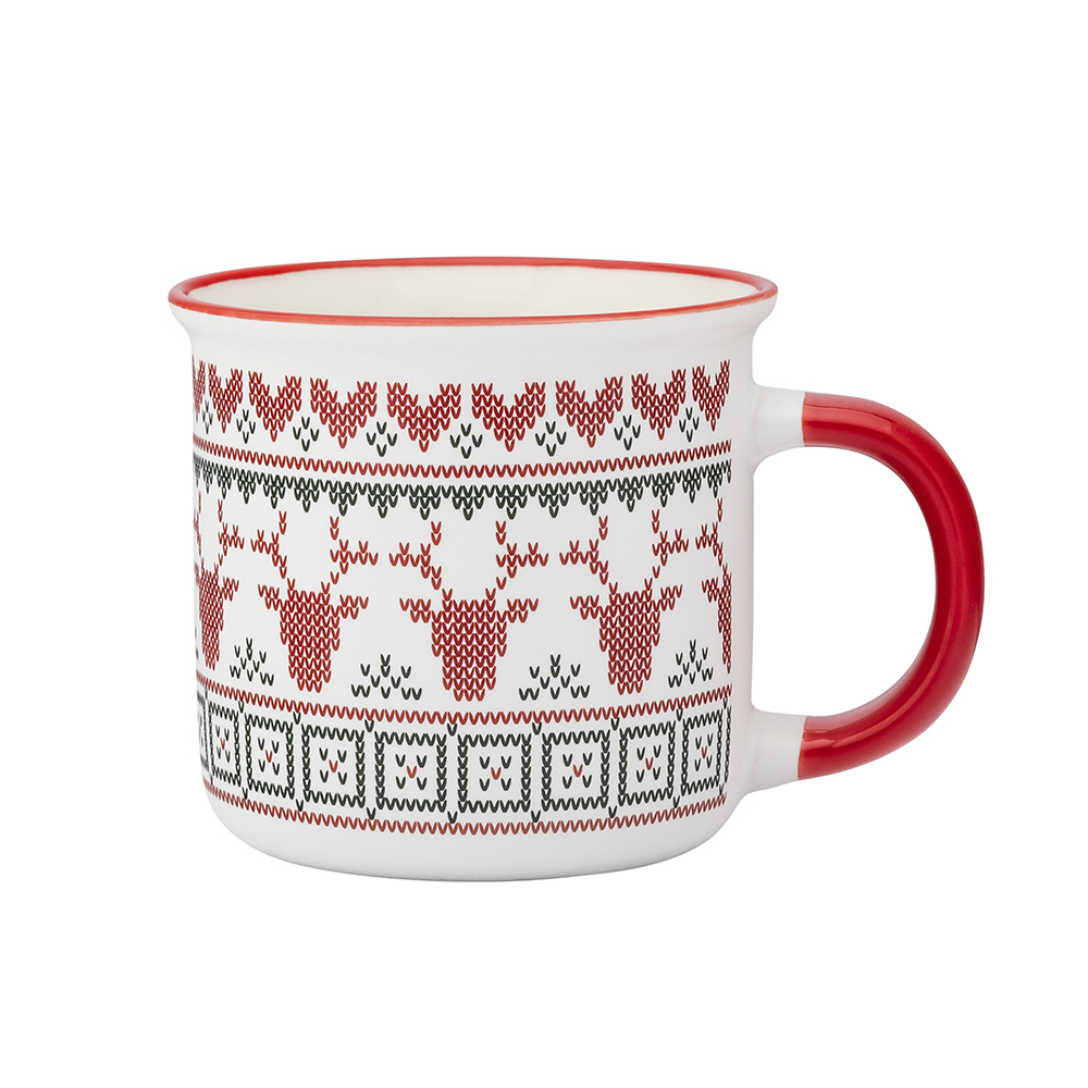 Straight mug NBC 400 ml dec. Scandi Winter C