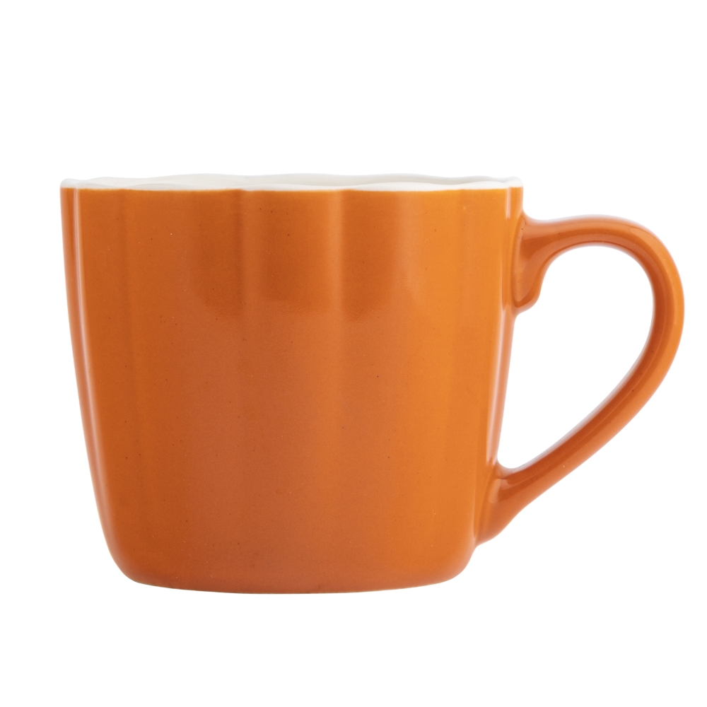 PUMPKIN KUBEK Z WYTŁOCZENIAMI I DEKORACJĄ WEWNĄTRZ NBC 400 ML