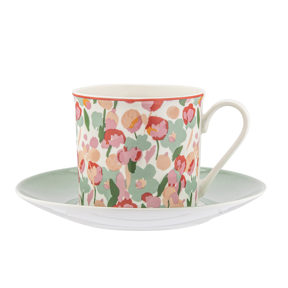 Grace coffee cup NBC 260 ml with saucer 15,5 cm in sleeve