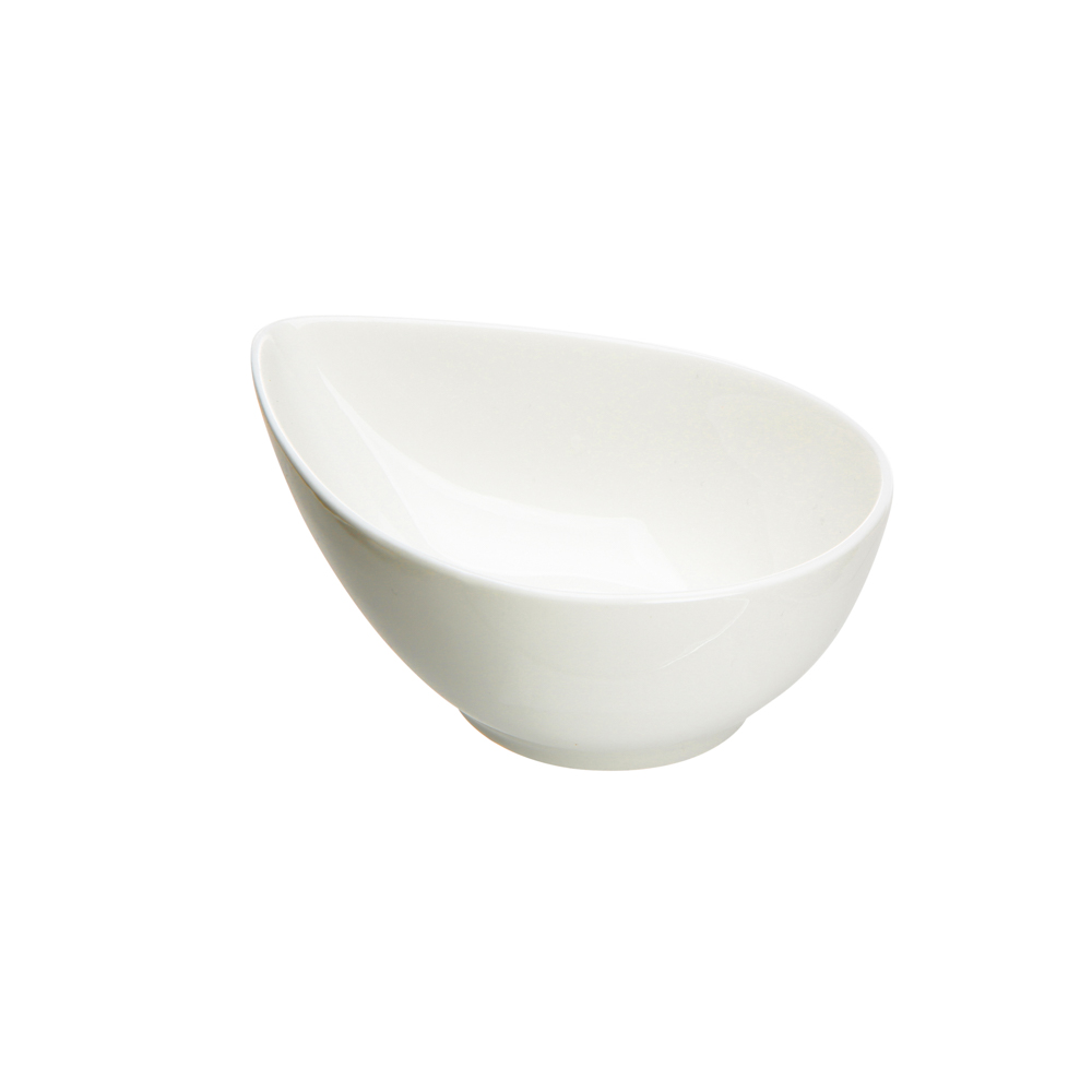 Regular drop bowl 15 cm 300 ml cream porcelain