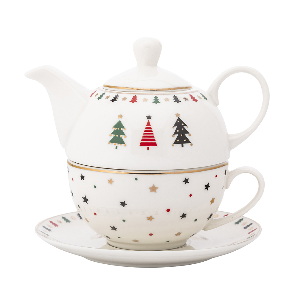 Modern Tree tea for one set NBC in sleeve