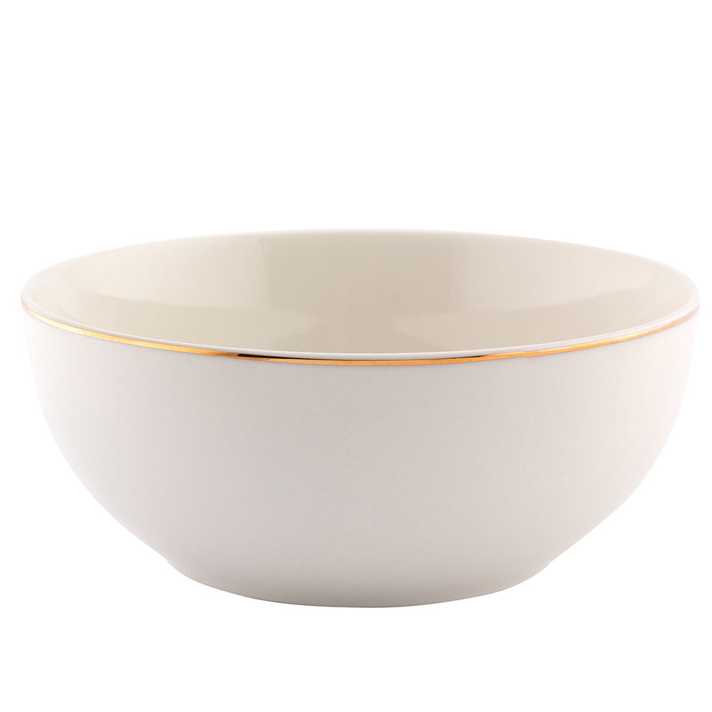 MARIAPAULA ECRU NOVA / KLASYKA ZŁOTA LINIA SALATERKA OKRĄGŁA 17CM 950ML