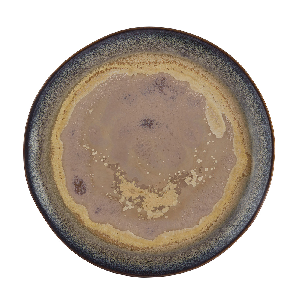 Reactive Patina ceramic dessert plate 20 cm