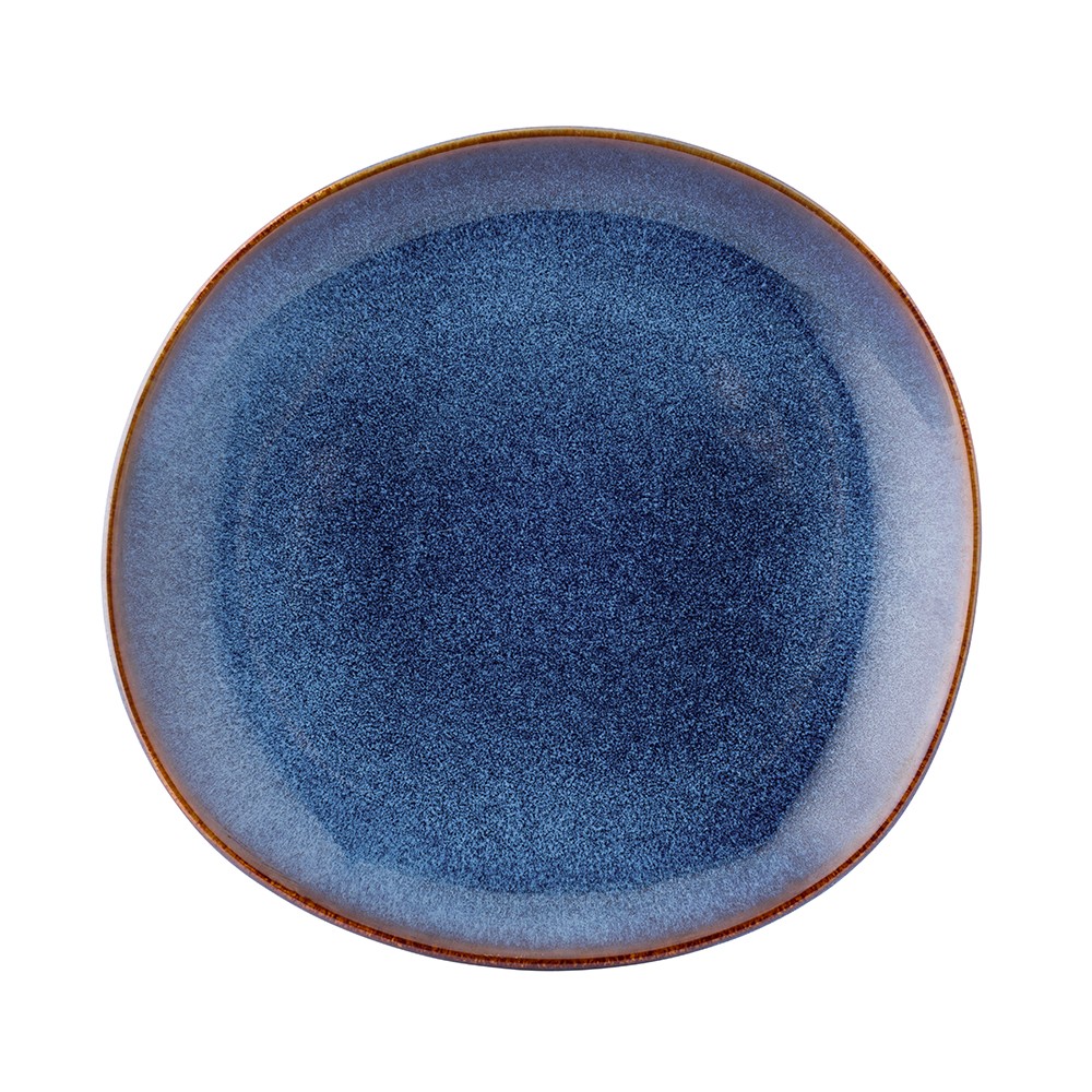REACTIVE NAVY BLUE TALERZ CERAMICZNY DESEROWY 20,5 CM