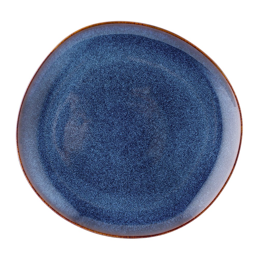 REACTIVE NAVY BLUE TALERZ CERAMICZNY PŁYTKI 25,5 CM