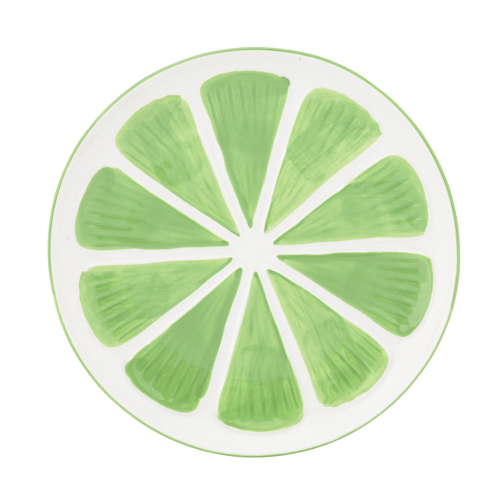 TROPICANA TALERZ CERAMICZNY LIMONKA 20 CM
