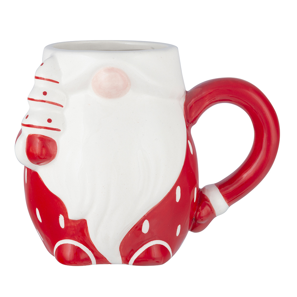 Dolomite mug Gnome 14,5x10,5x11,5 cm, dec. A
