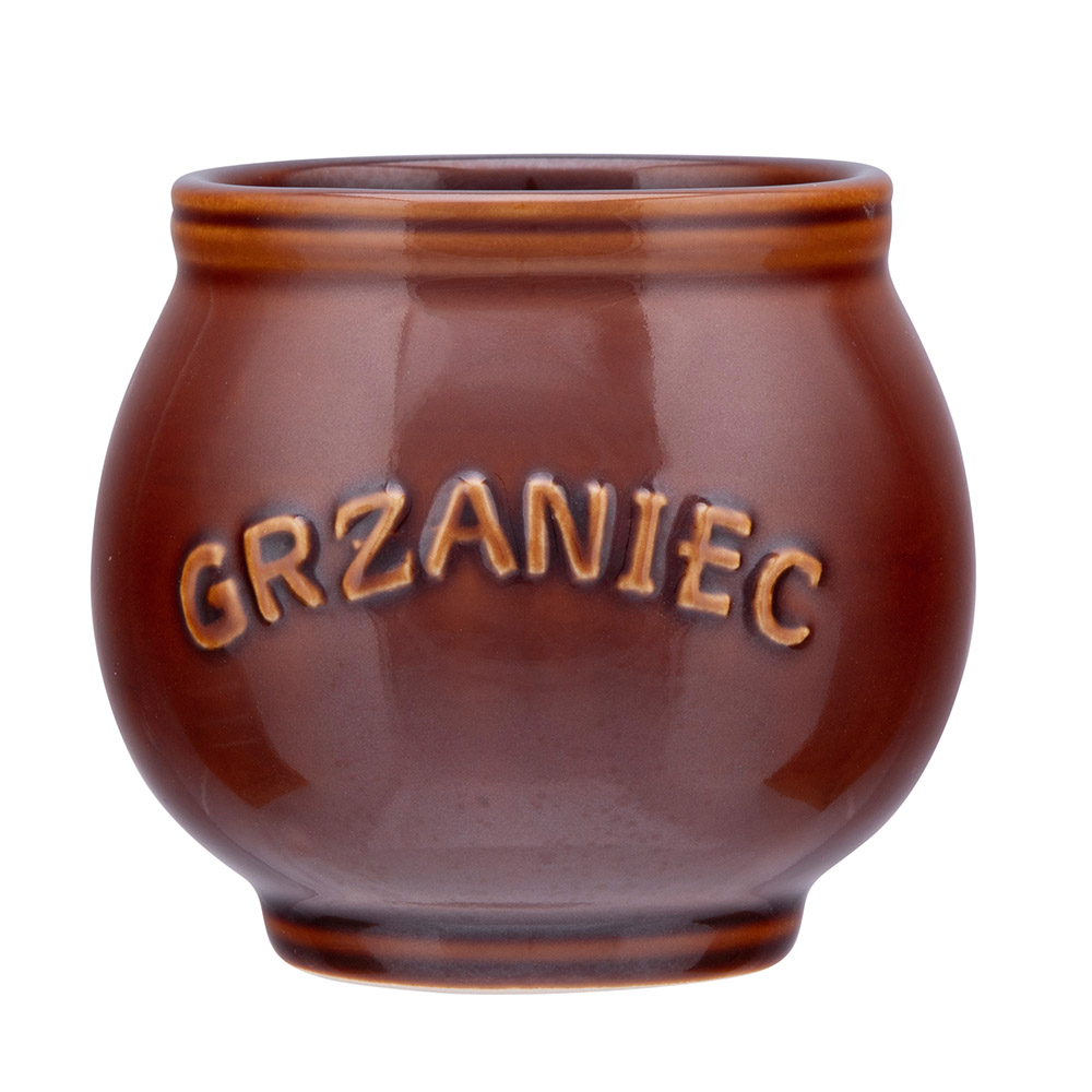 GRZANIEC KUBEK CERAMICZNY BECZUŁKA 320 ML Z NAPISEM