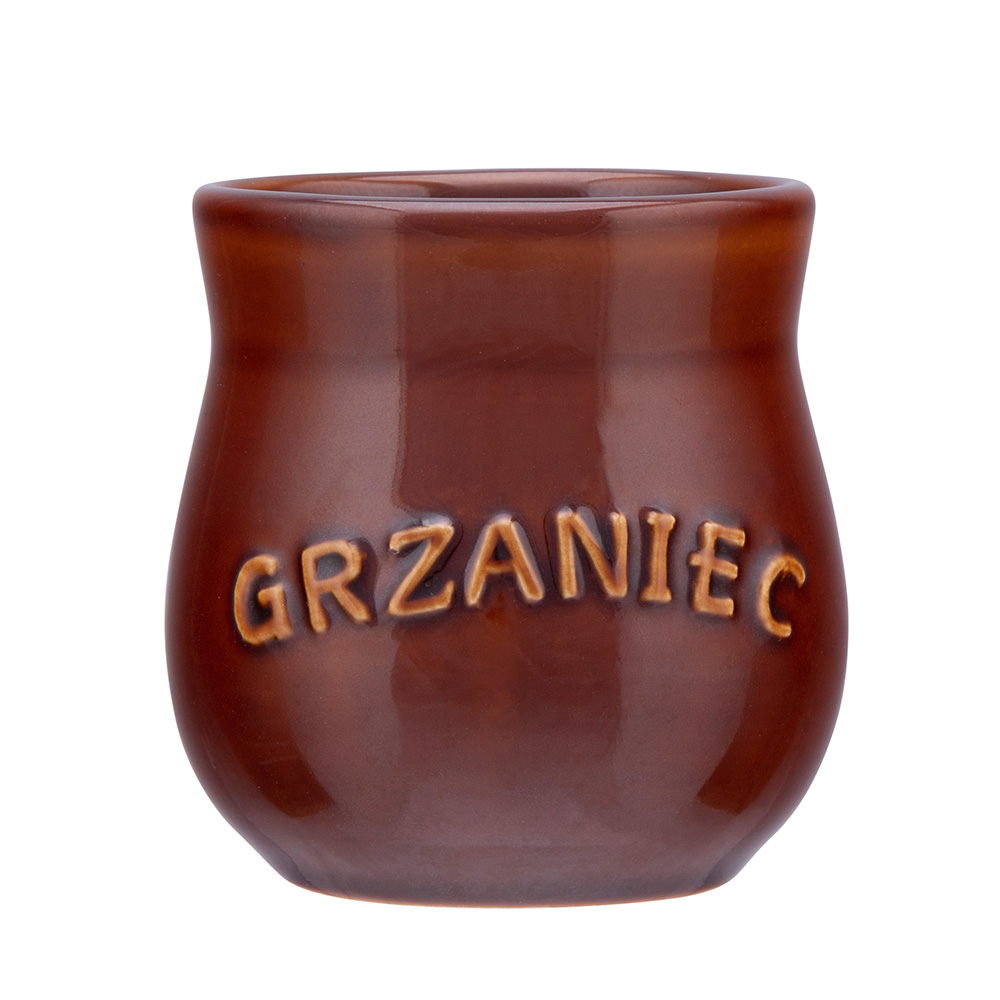 Mulled wine ceramic barrel mug 250 ml with writing