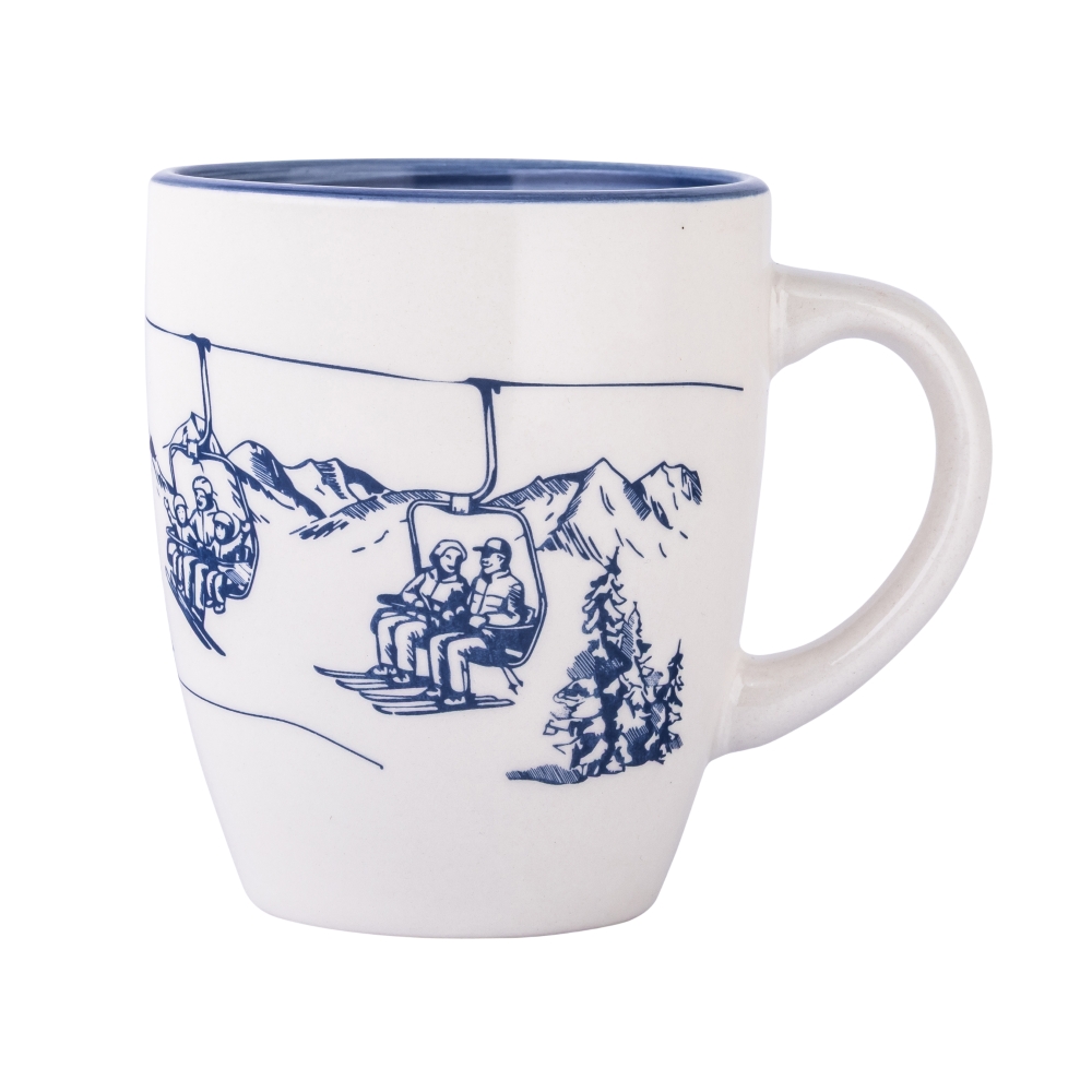 ALPEJSKI SZKIC KUBEK CERAMICZNY BARYŁKA 400 ML