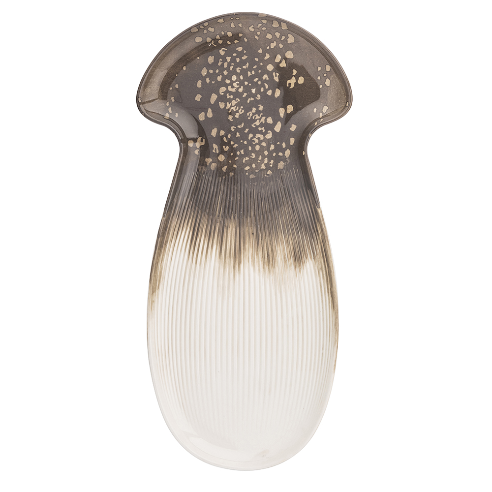 Pod Kapeluszem ceramic dish in mushroom shape 33,5x16 cm