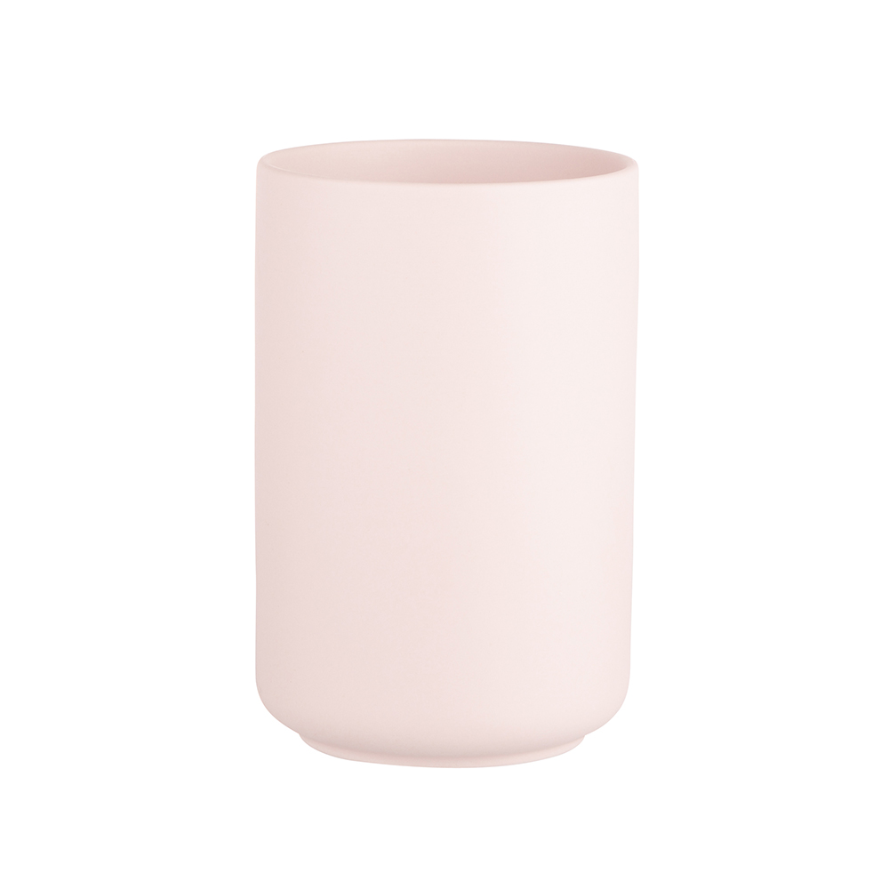 Ceramic vase 11x11x15 cm pink