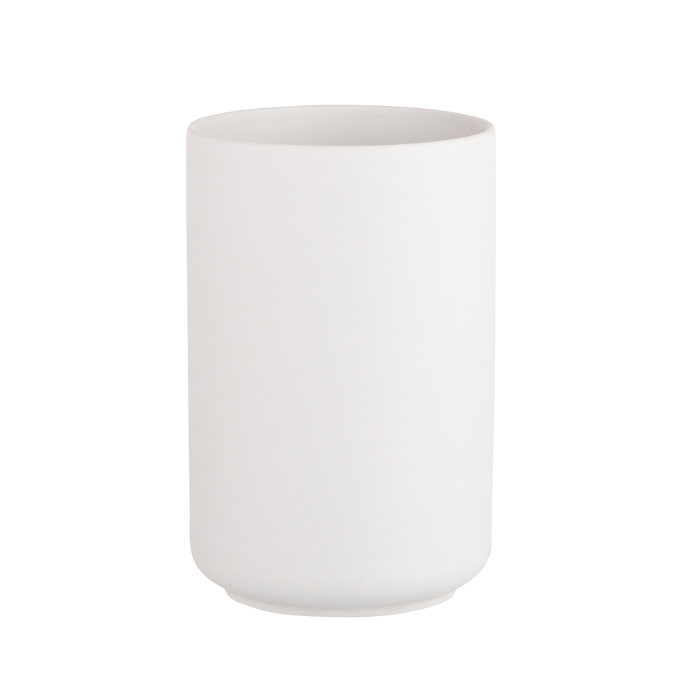 Ceramic vase 11x11x15 cm gray