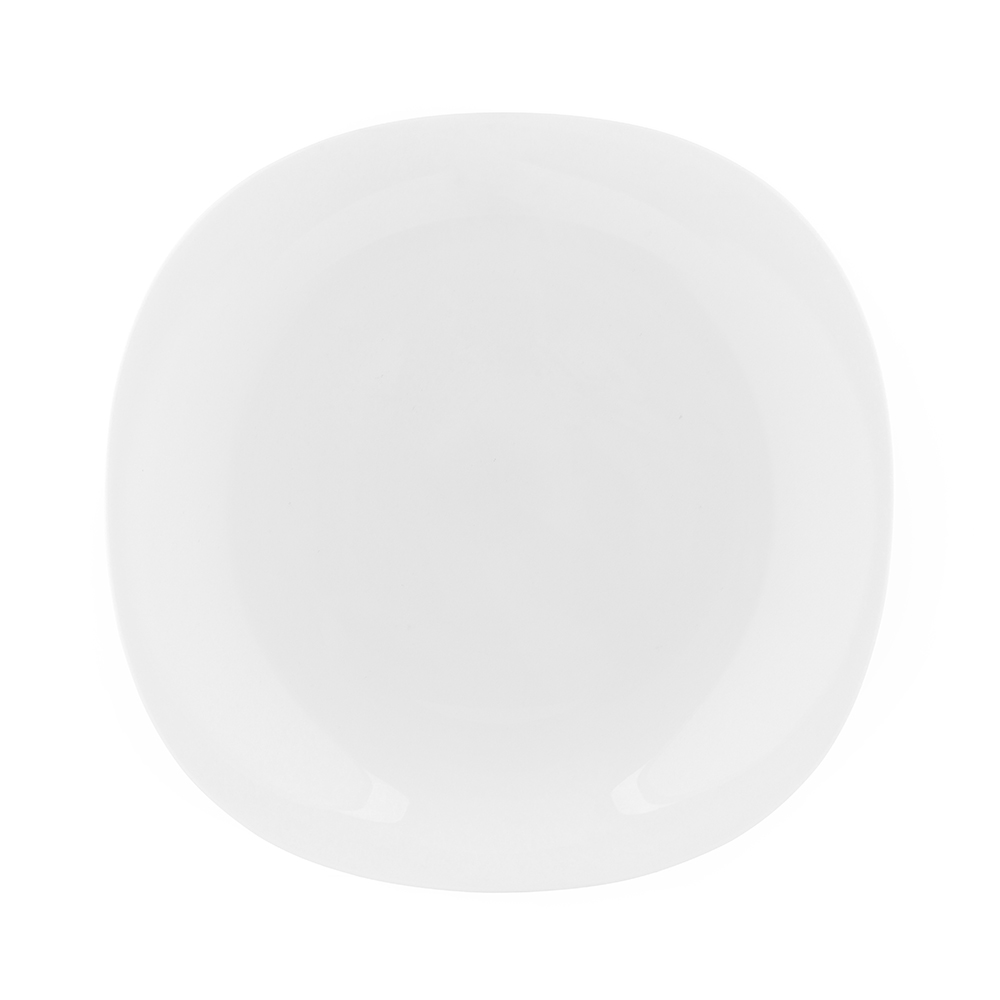 White harmony opal glass plate 28 cm