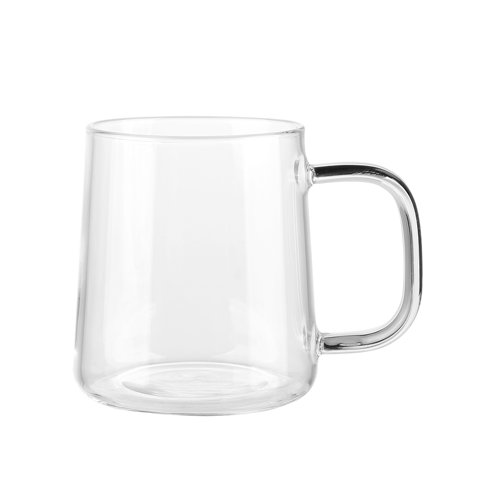 Set of 3 high borosilicate glass mug 310 ml
