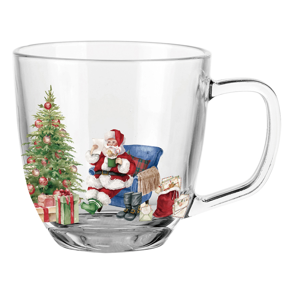 Mug with decoration in body around 420ml