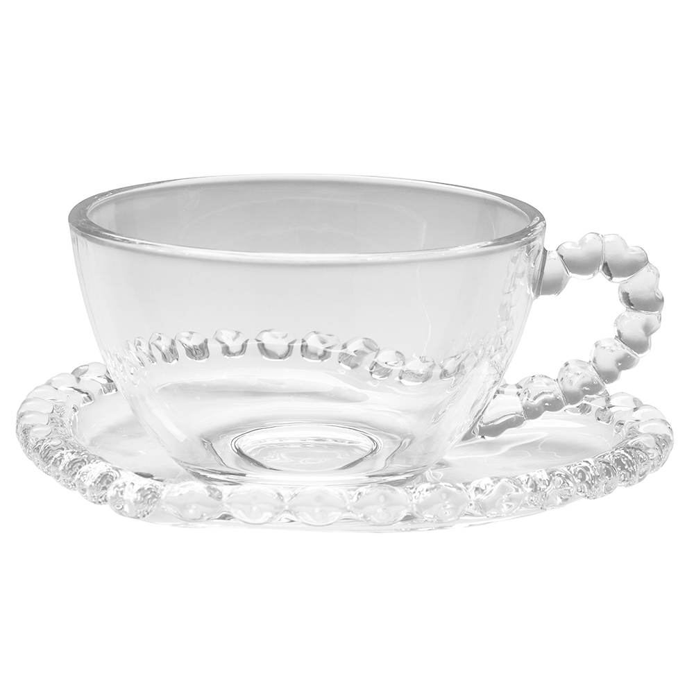 LOVE FILIŻANKA 200 ML ZE SPODKIEM W OPASCE