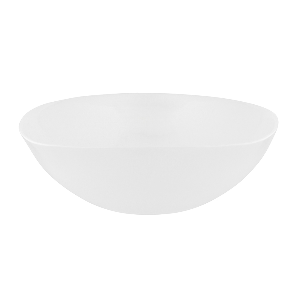 White harmony opal glass bowl 16 cm