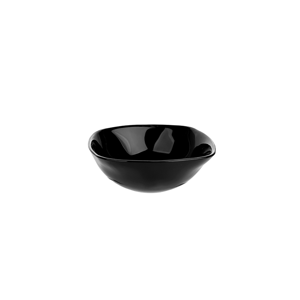 Black opal glass bowl 13 cm