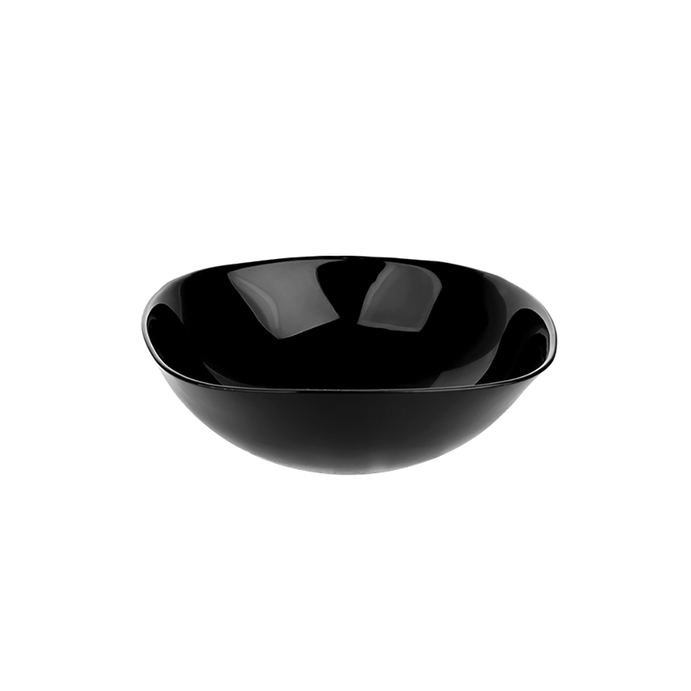 Black opal glass bowl 17 cm