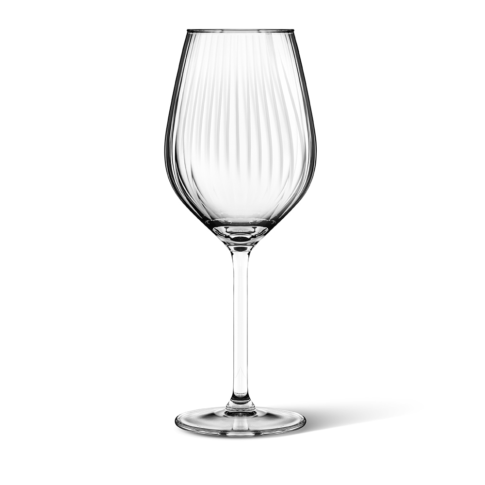 Plisse set of 4 pcs wine glasses 380ml
