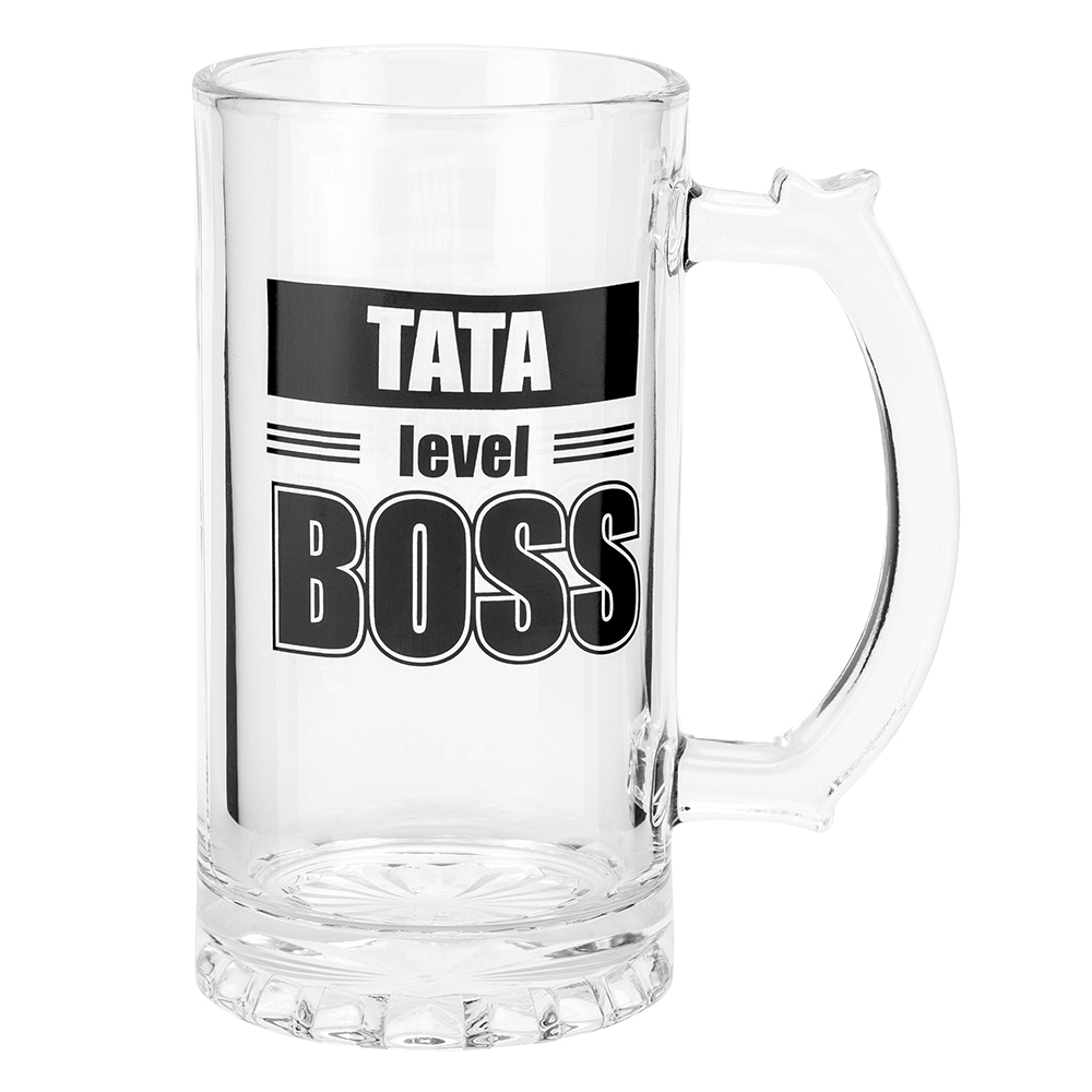 KUFEL Z DEKORACJĄ TATA BOSS 500ML (COLOR BOX)