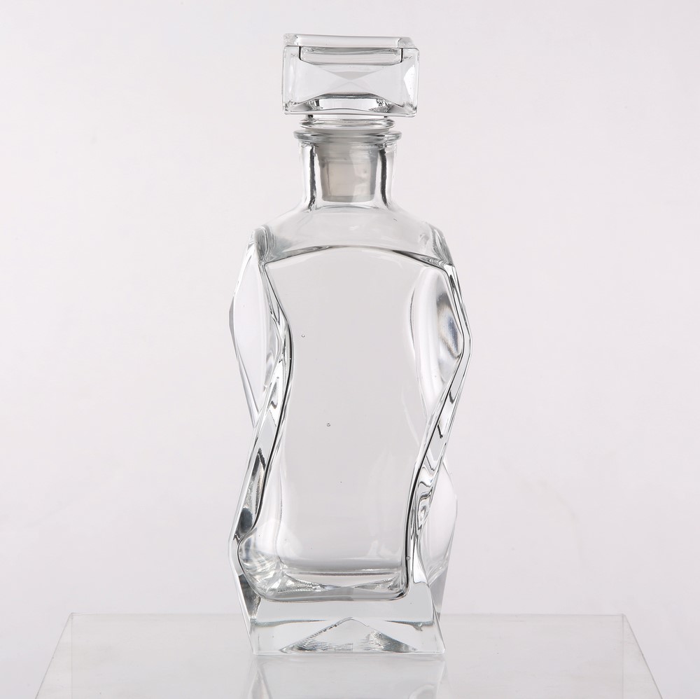 Karafka / Butelka szklana łamana Edwanex 0,375 l