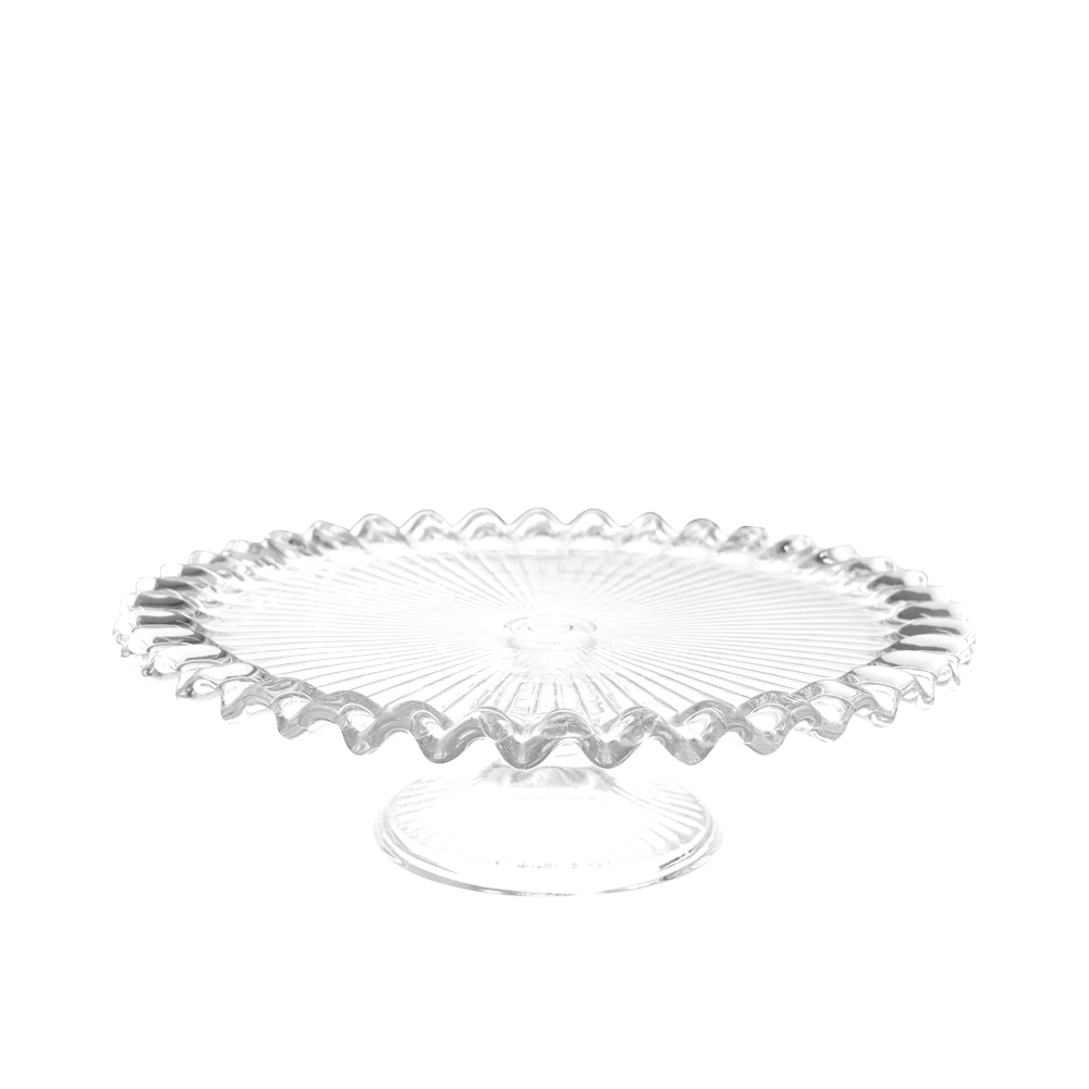 VIVIENNE PATERA SZKLANA NA NÓŻCE ŚR. 28 CM COLOR BOX