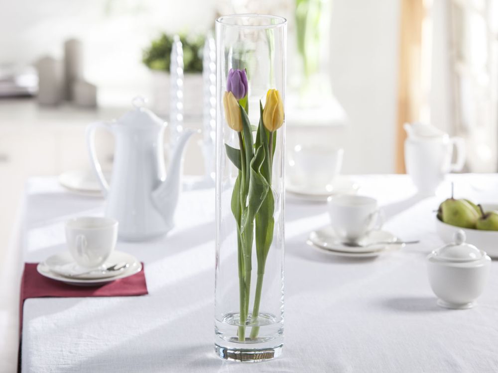 Wazon szklany na kwiaty Cylinder 50 cm