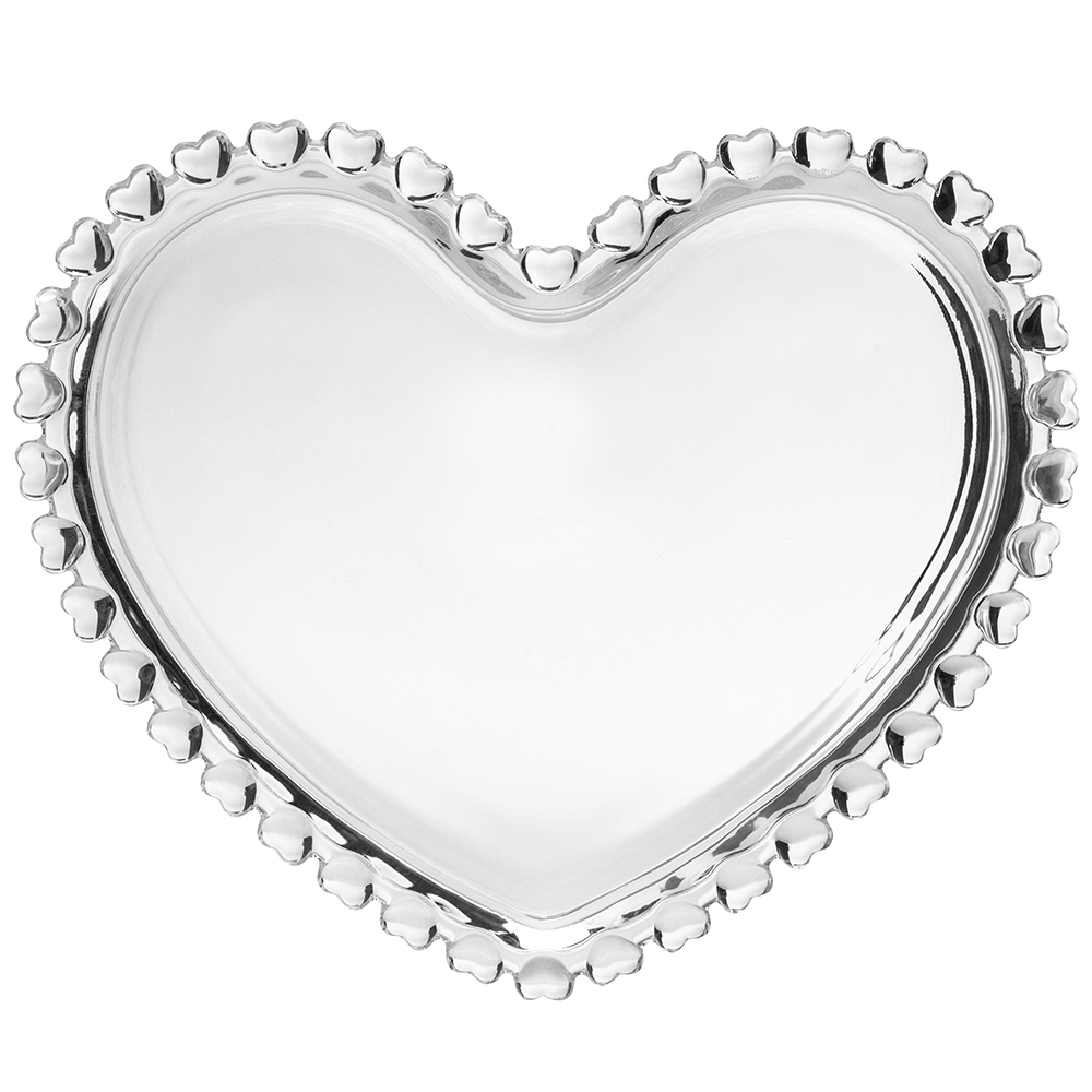 LOVE TALERZYK SERCE 18X15,5CM
