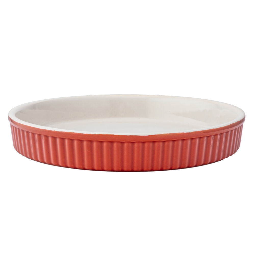 FUSION CORAL NACZYNIE CERAMICZNE DO TARTY 24X3,5 CM 800 ML W OPASCE