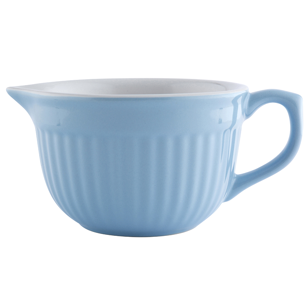 FUSION BLUE NACZYNIE CERAMICZNE Z UCHWYTEM I WYLEWKĄ 17,5X13,5X9 CM 550 ML