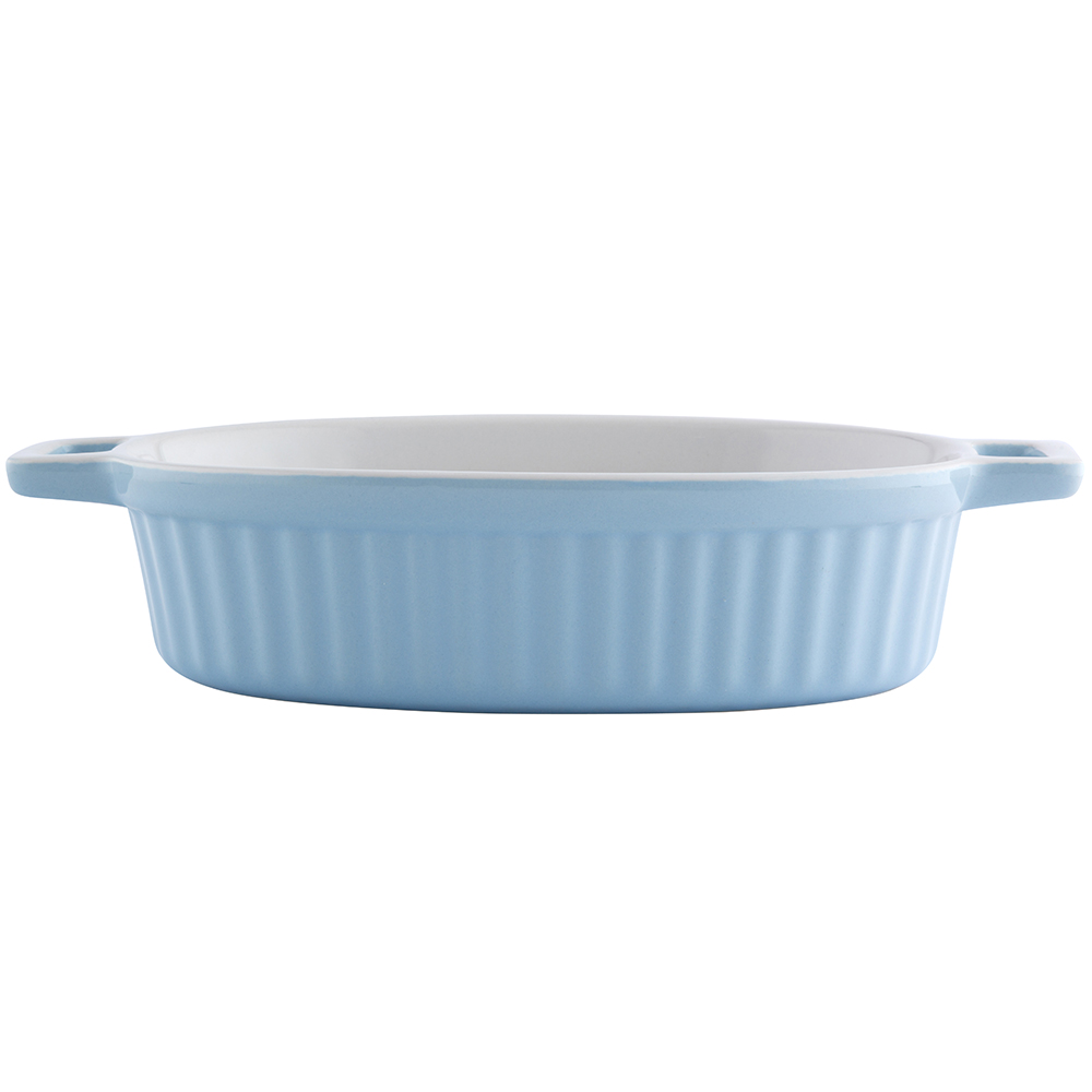 FUSION BLUE NACZYNIE CERAMICZNE DO ZAPIEKANIA 27X15X6 CM 900 ML W OPASCE