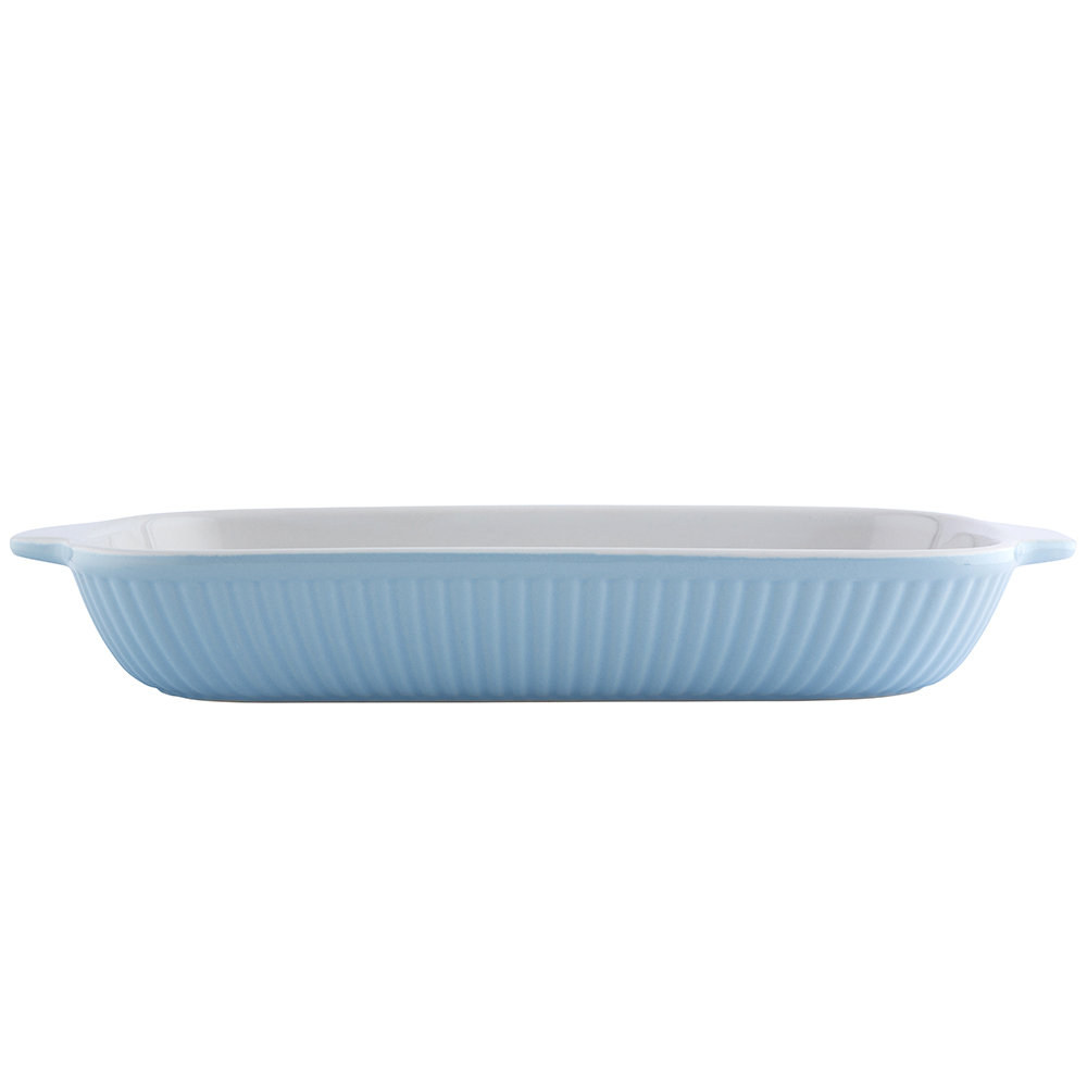 FUSION BLUE NACZYNIE CERAMICZNE DO ZAPIEKANIA 36,5X19X5 CM 1,7L W OPASCE