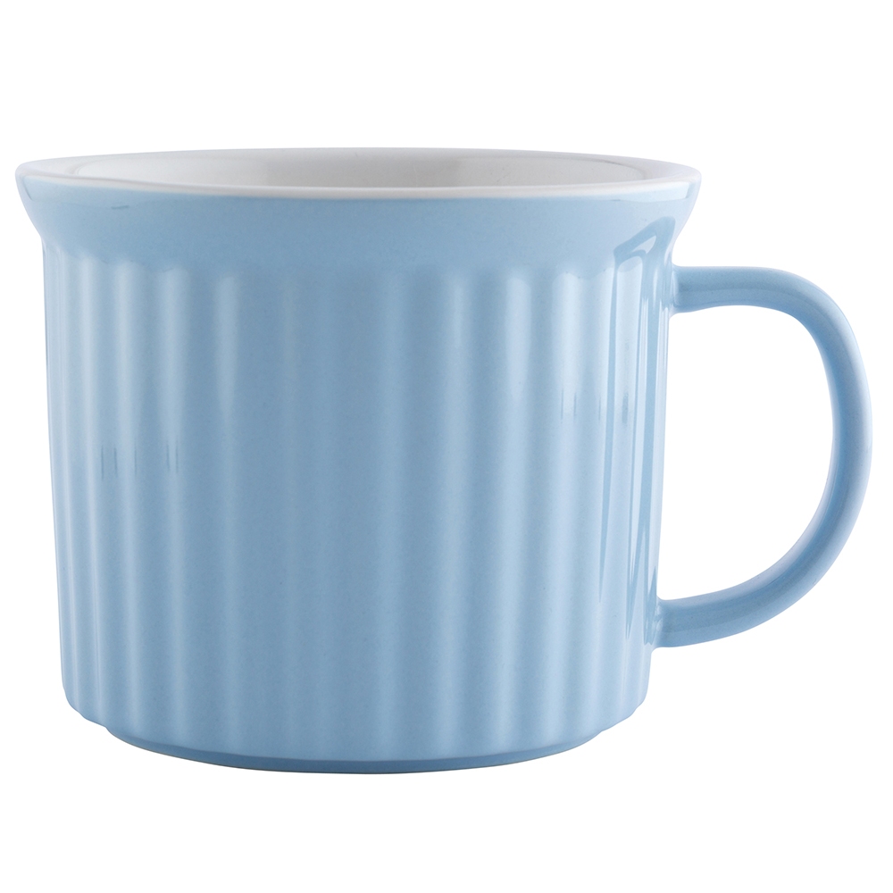 FUSION BLUE KUBEK CERAMICZNY DO ZUPY 15X11,5X9,5 CM 650 ML