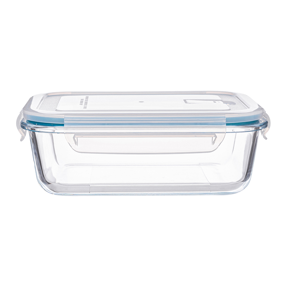 Vega heat-resistant container with a plastic lid with a valve for microwave ovens, rectangular 1,0L 20,4X15,5X6,9CM