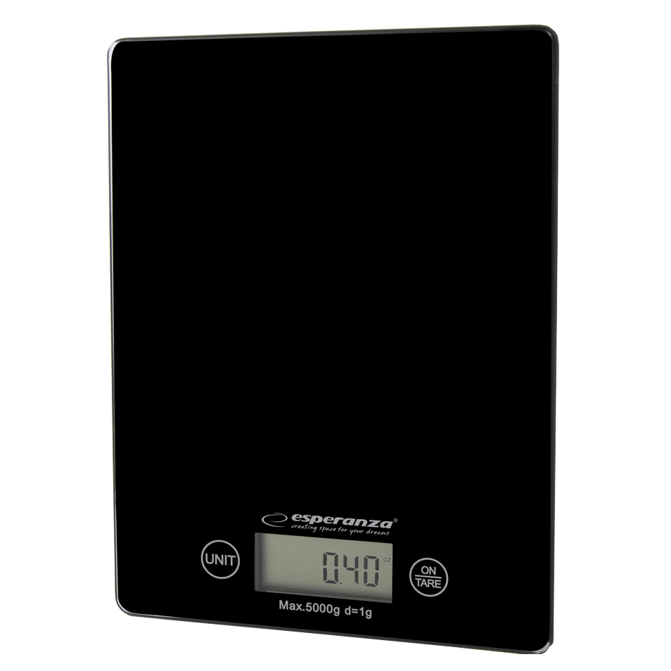 Tempered glass kitchen scale