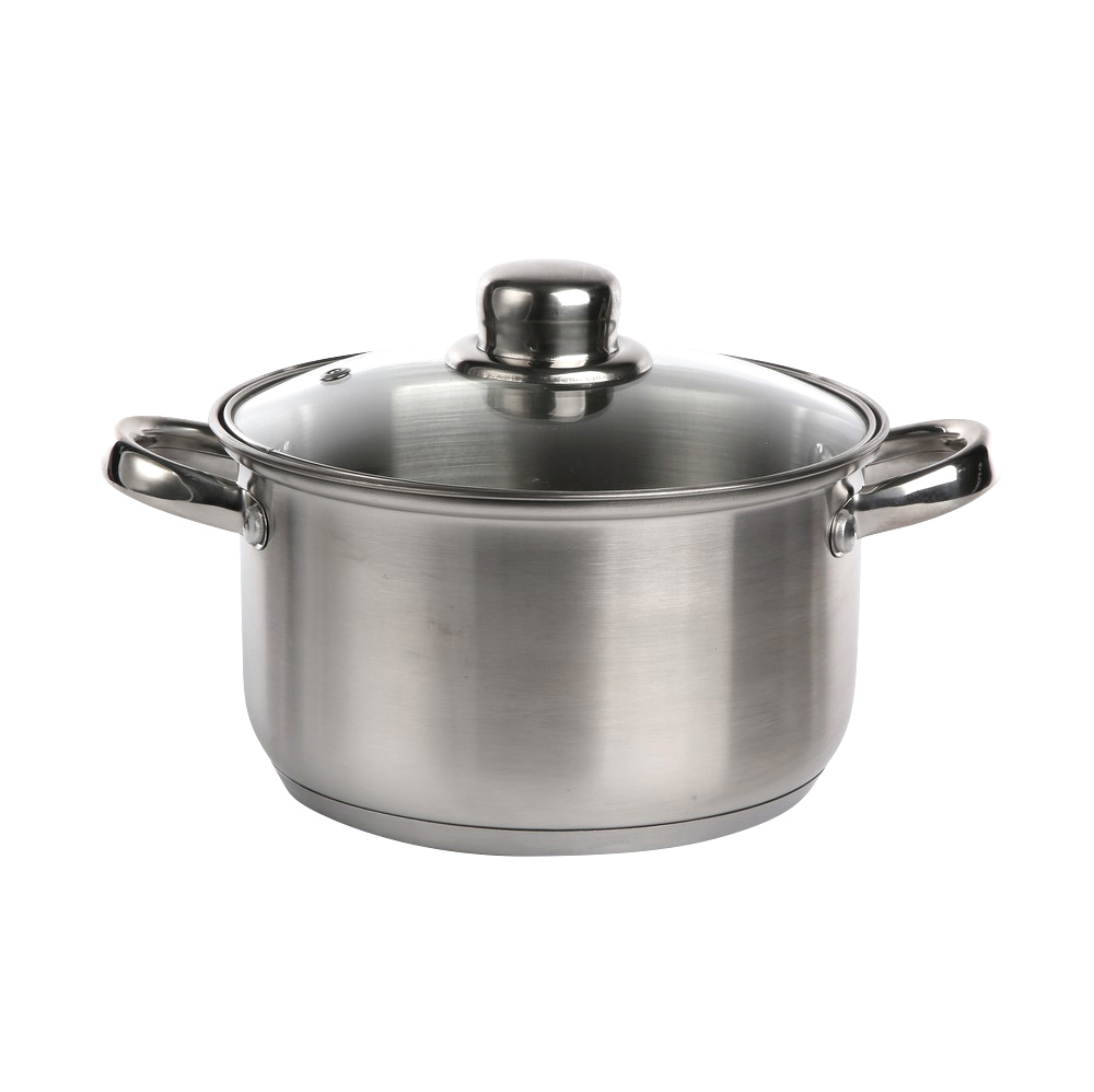 Fabio stainless steel casserole 18cm with lid