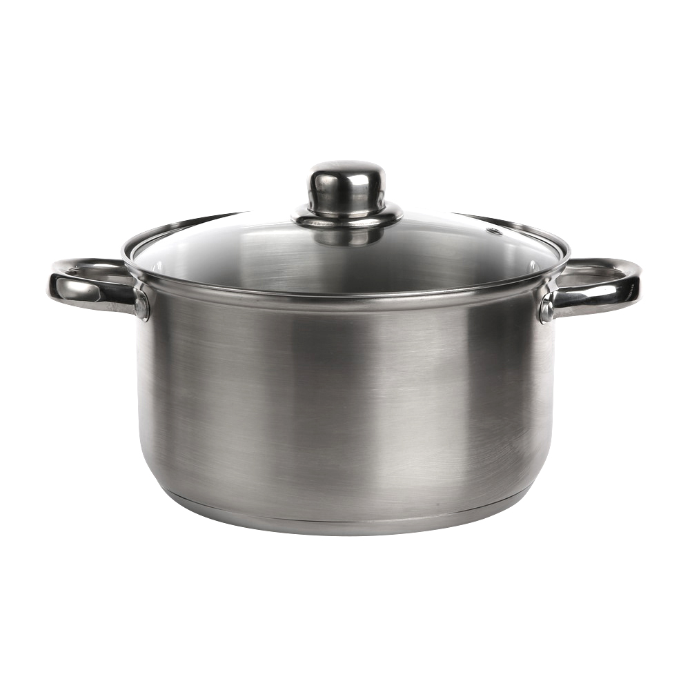 Fabio stainless steel casserole 22cm with lid