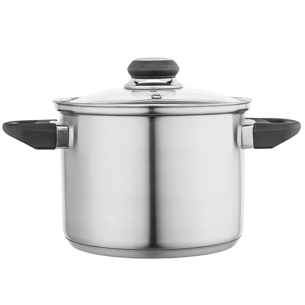 Emilio stainless steel casserole 18cm with lid