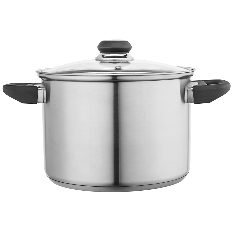 Emilio stainless steel casserole 22cm with lid
