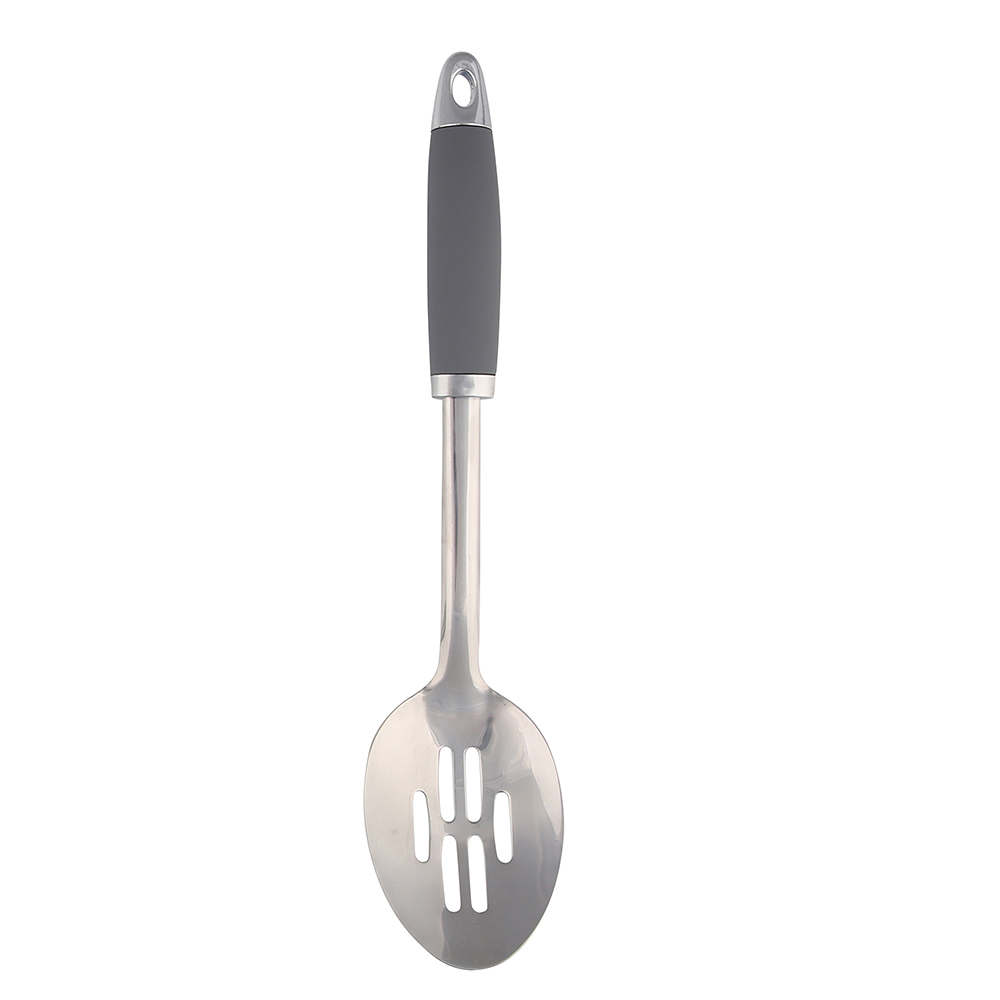 Stainless steel slotted spoon
